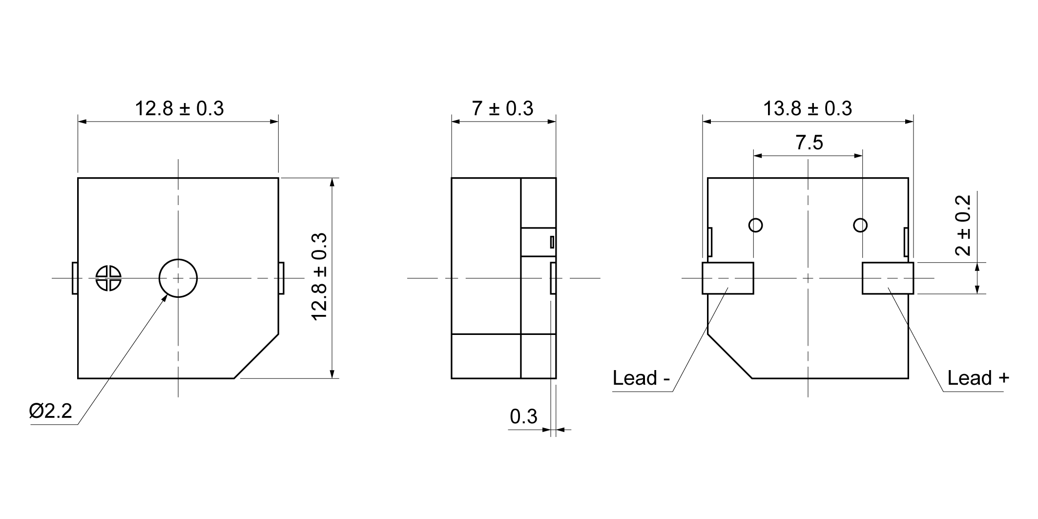 SMT1370T-24A5-47 Mechanical Drawing